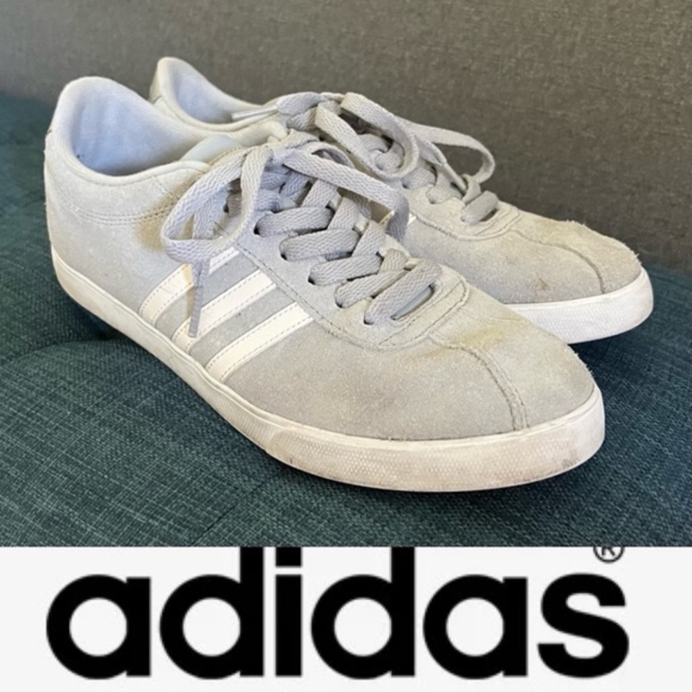 Adidas Gray Suede Sneakers size 9